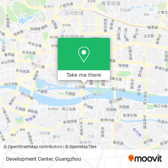 Development Center map