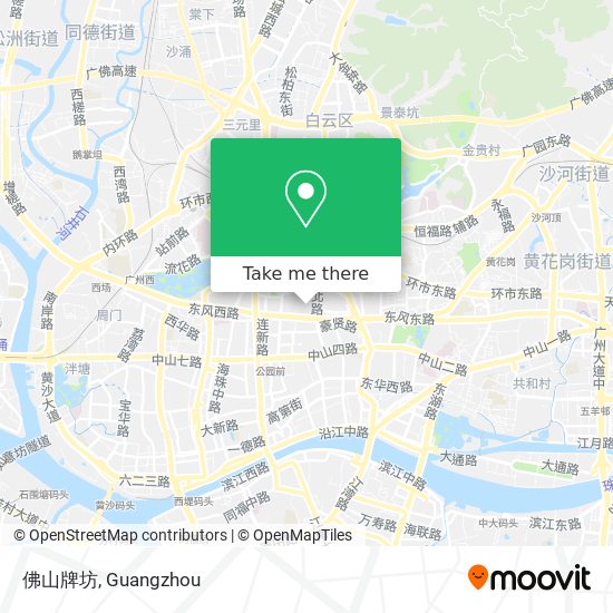 佛山牌坊 map