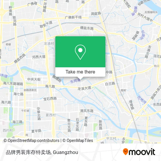 品牌男装库存特卖场 map