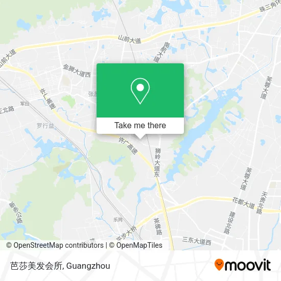 芭莎美发会所 map