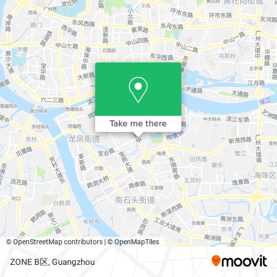 ZONE B区 map