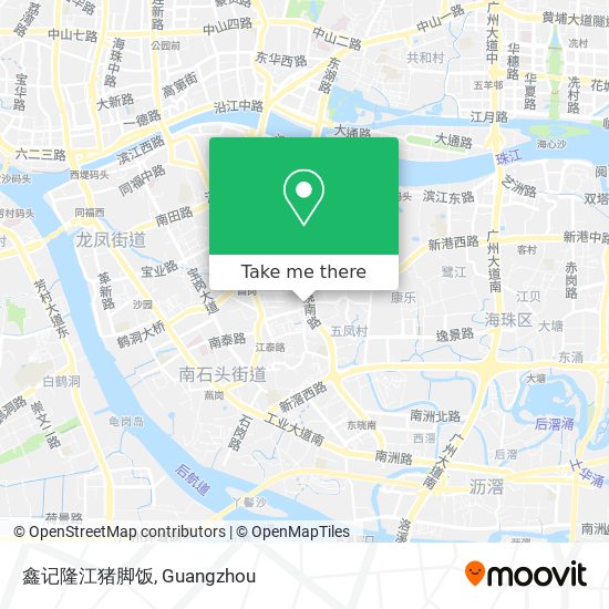鑫记隆江猪脚饭 map