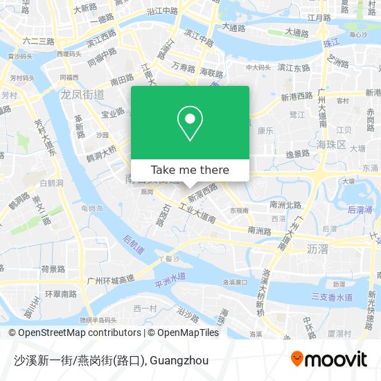 沙溪新一街/燕岗街(路口) map