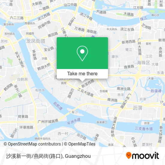 沙溪新一街/燕岗街(路口) map