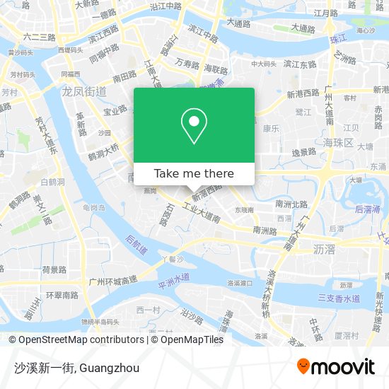 沙溪新一街 map