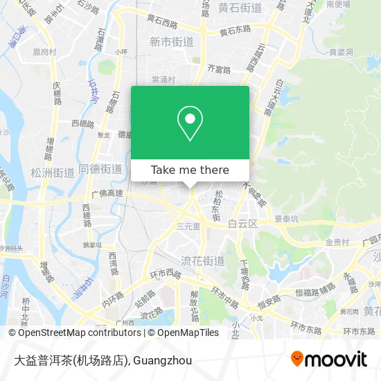 大益普洱茶(机场路店) map