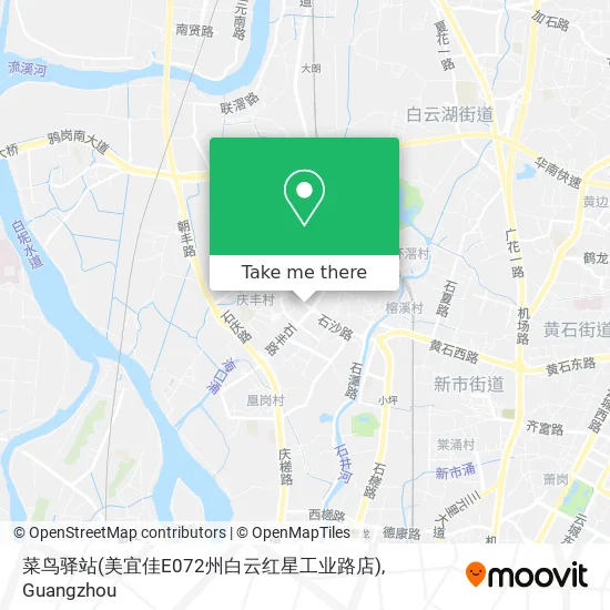 菜鸟驿站(美宜佳E072州白云红星工业路店) map