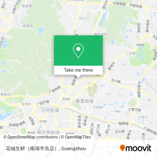 花城生鲜（南湖半岛店） map