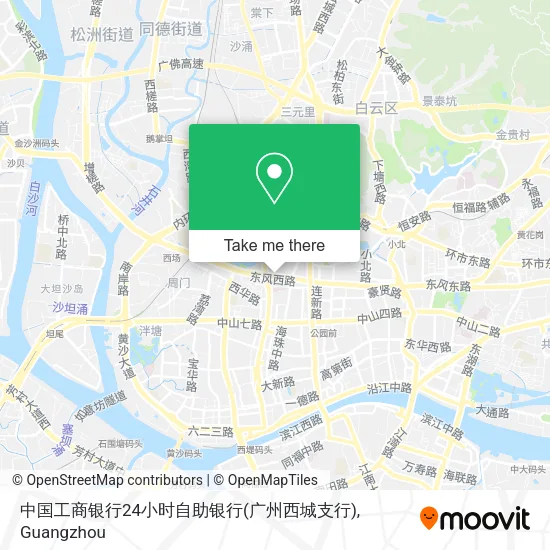 中国工商银行24小时自助银行(广州西城支行) map