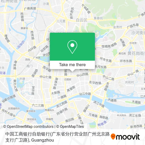 中国工商银行自助银行(广东省分行营业部广州北京路支行广卫路) map