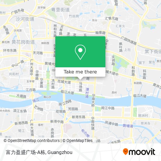 富力盈盛广场-A栋 map