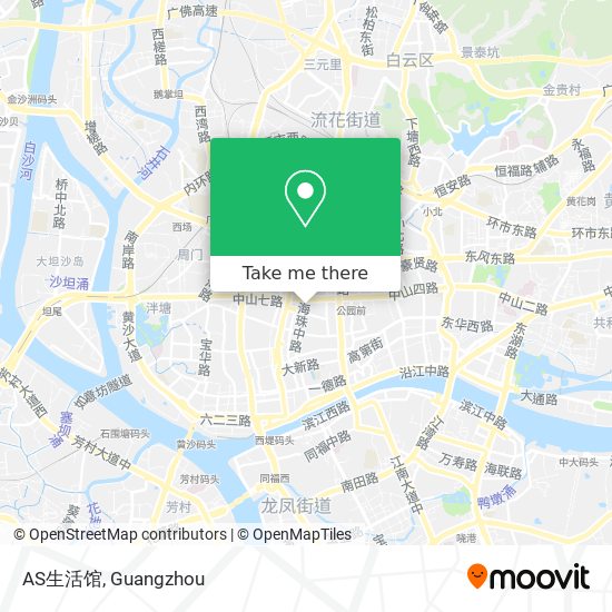 AS生活馆 map
