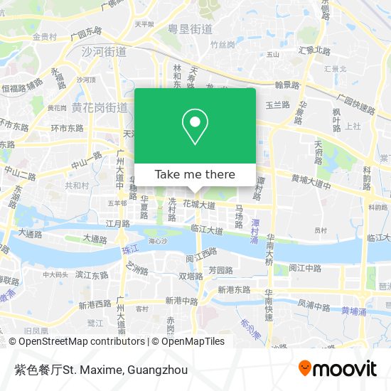 紫色餐厅St. Maxime map