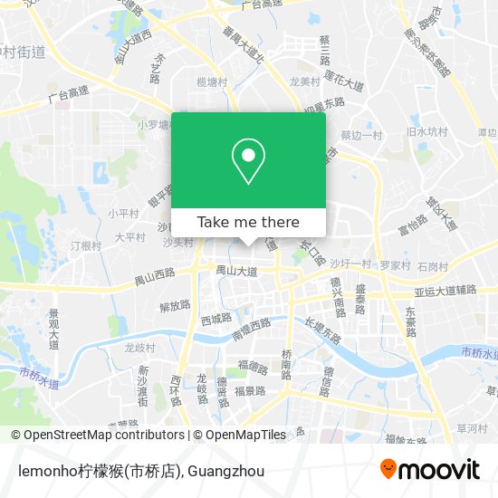 lemonho柠檬猴(市桥店) map