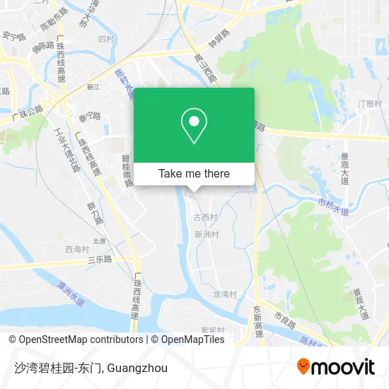 沙湾碧桂园-东门 map