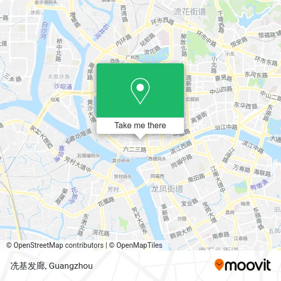冼基发廊 map