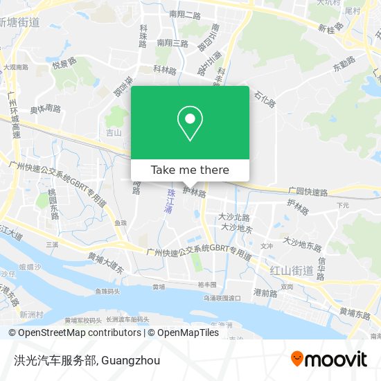 洪光汽车服务部 map