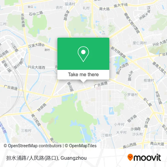 担水涌路/人民路(路口) map