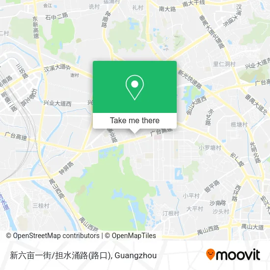 新六亩一街/担水涌路(路口) map