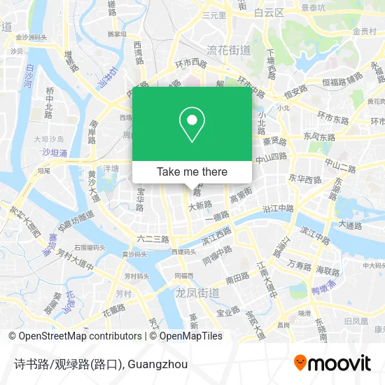 诗书路/观绿路(路口) map