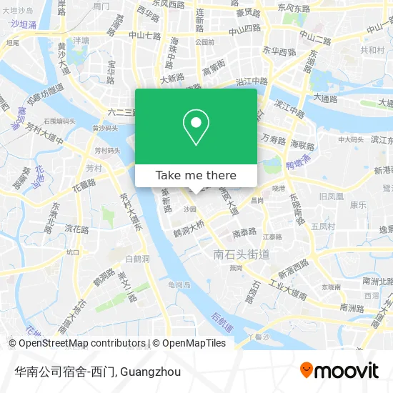 华南公司宿舍-西门 map