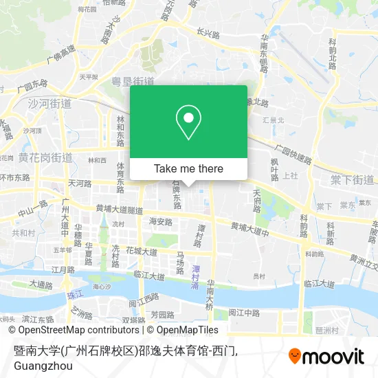 暨南大学(广州石牌校区)邵逸夫体育馆-西门 map