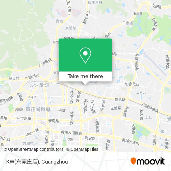 KW(东莞庄店) map