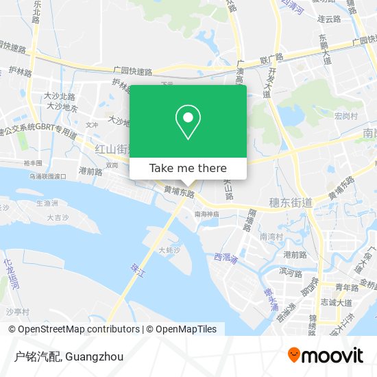 户铭汽配 map