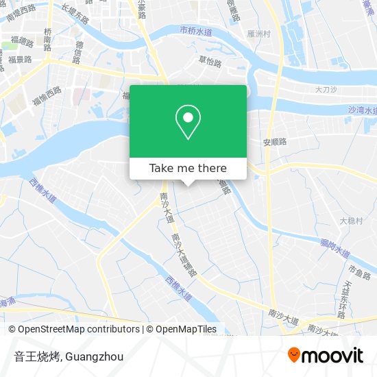 音王烧烤 map