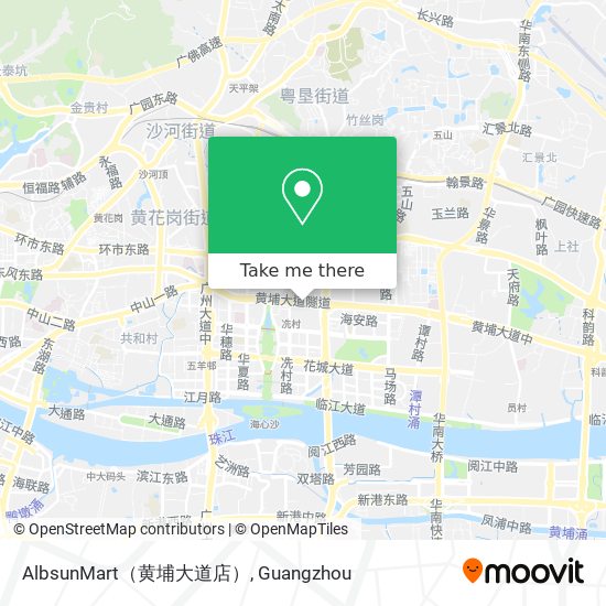 AlbsunMart（黄埔大道店） map
