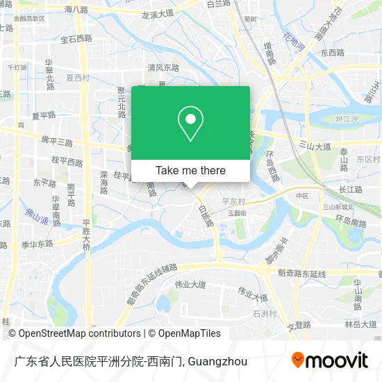 广东省人民医院平洲分院-西南门 map