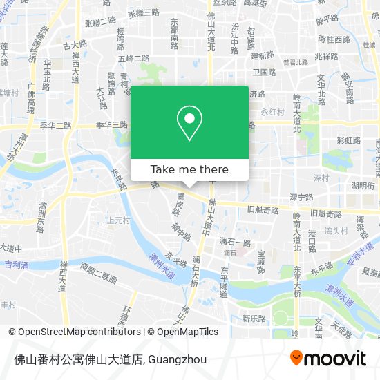 佛山番村公寓佛山大道店 map