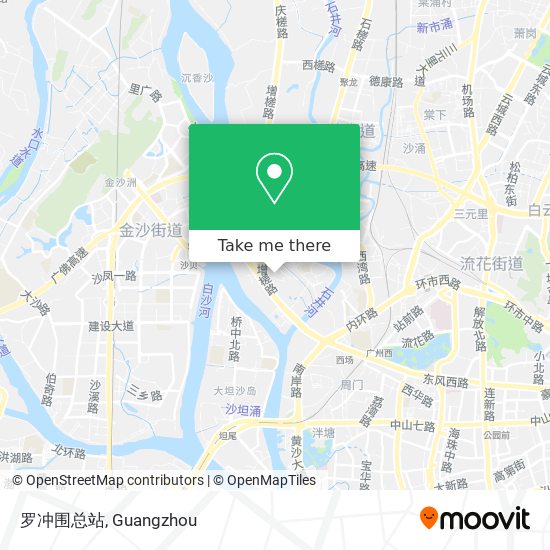 罗冲围总站 map