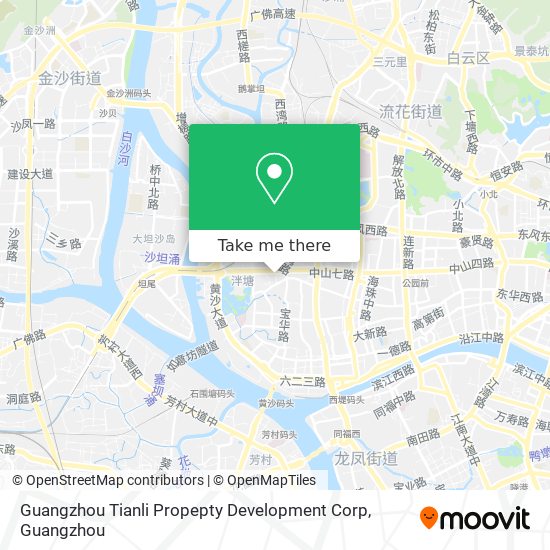 Guangzhou Tianli Propepty Development Corp map