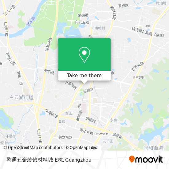 盈通五金装饰材料城-E栋 map