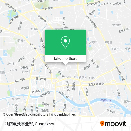 领南电池事业部 map