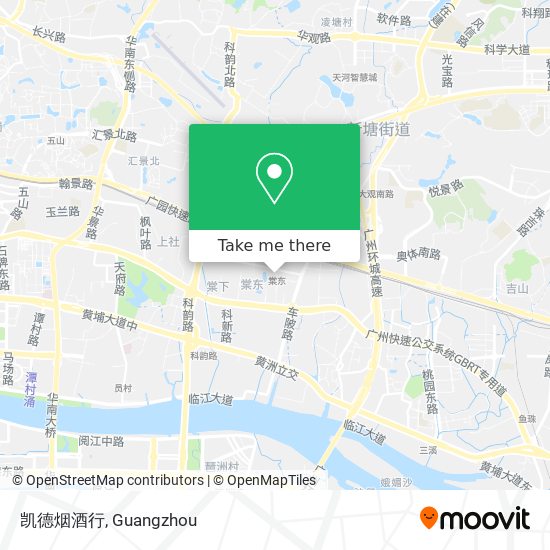 凯德烟酒行 map