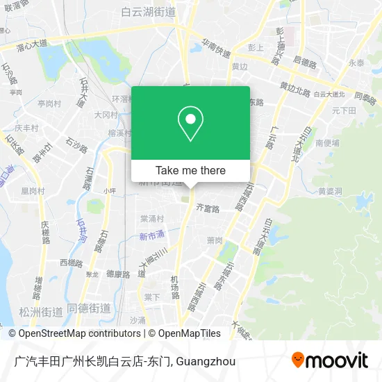 广汽丰田广州长凯白云店-东门 map