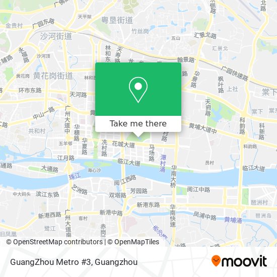 GuangZhou Metro #3 map