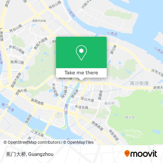 蕉门大桥 map