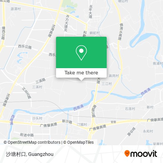 沙塘村口 map