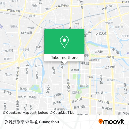 兴雅苑别墅63号楼 map