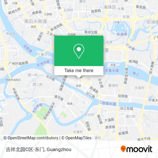 吉祥北园C区-东门 map