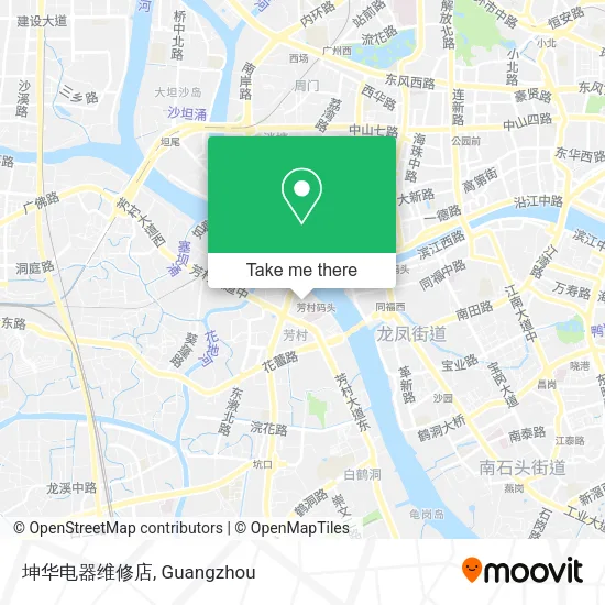 坤华电器维修店 map