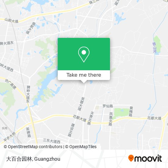 大百合园林 map