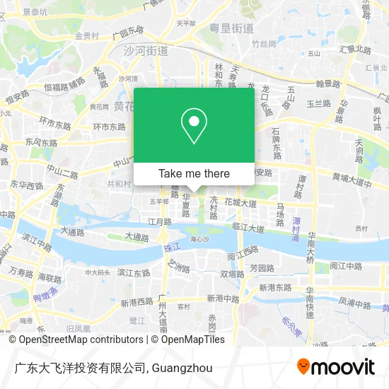 广东大飞洋投资有限公司 map