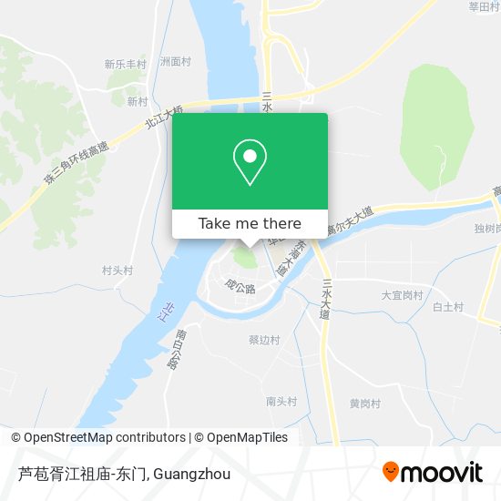 芦苞胥江祖庙-东门 map