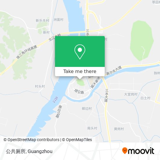 公共厕所 map