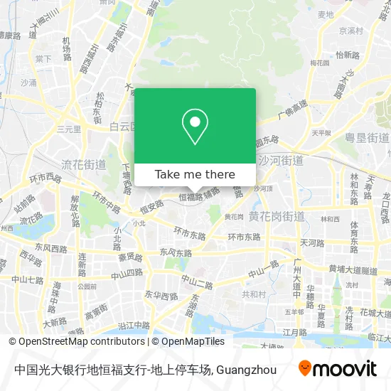 中国光大银行地恒福支行-地上停车场 map