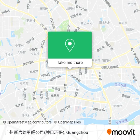 广州新房除甲醛公司(坤日环保) map